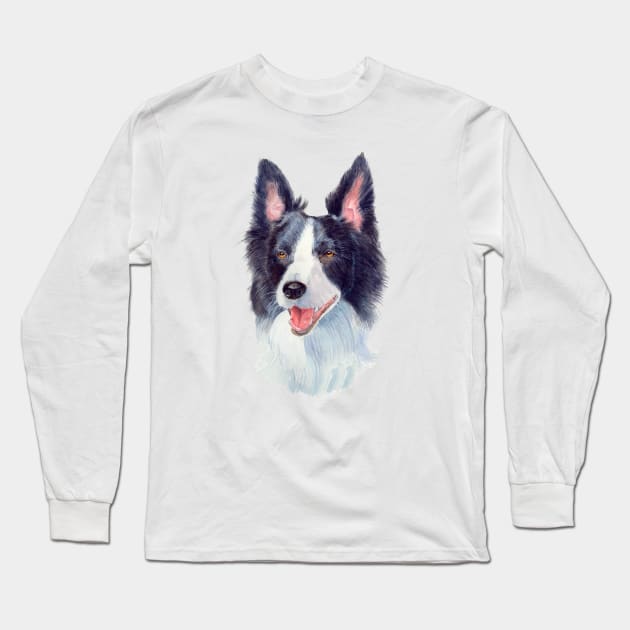 Border collie - akv1 Long Sleeve T-Shirt by doggyshop